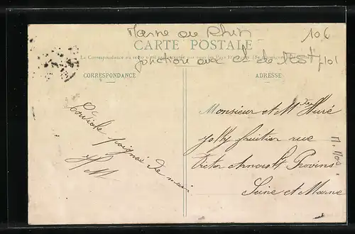 AK Toul, La Gare du canal, Avenue Victor Hugo