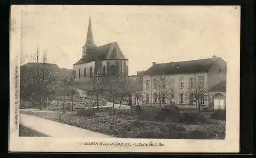 AK Domêvre-sur-Vezouze, L`Ecole des Filles