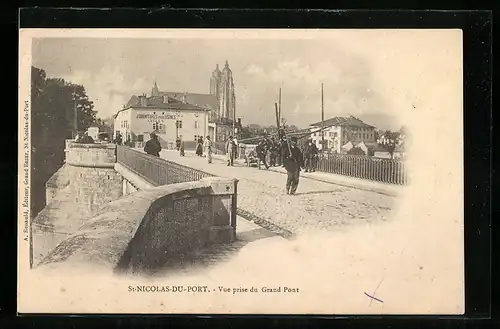 AK St-Nicolas-du-Port, Vue prise du Grand Pont