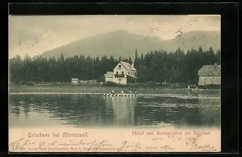 AK Erlafsee b. Mariazell, Hotel und Restauration am Erlafsee