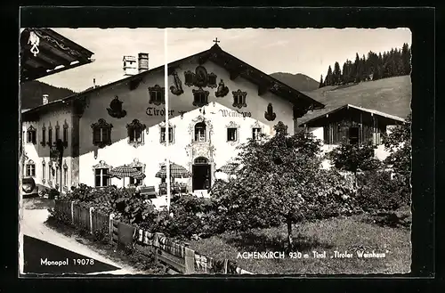 AK Achenkirch, Gasthaus Tiroler Weinhaus