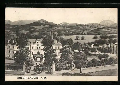AK Hubertendorf, Gesamtansicht mit Schloss