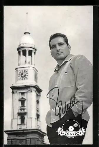 AK Musiker Freddy mit Autograph