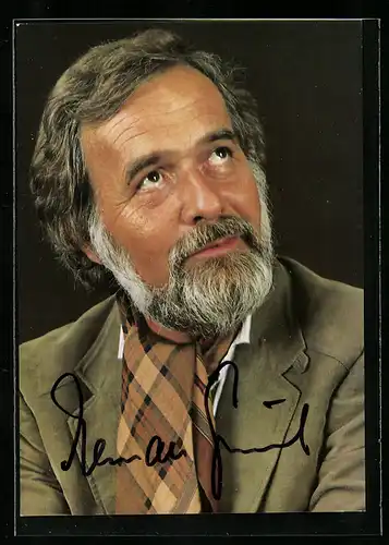 AK Musiker Elmar Gunsch mit Autograph