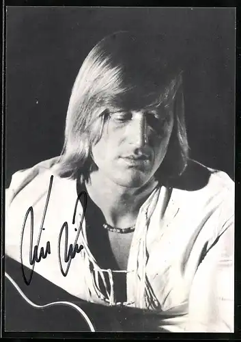 AK Musiker Didi Zill, Autograph