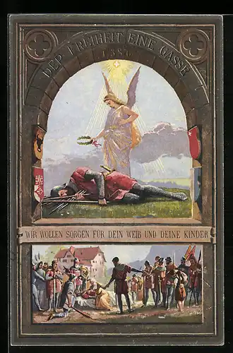 AK Luzern, Reinertag zu Gunsten der Luzerner Winkelriedstiftung, Der Freiheit eine Gasse, Engel