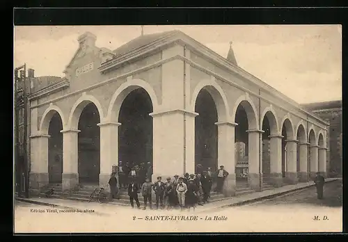 AK Sainte-Livrade, La Halle