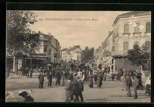 AK Villeneuve-sur-Lot, Cours Victor Hugo