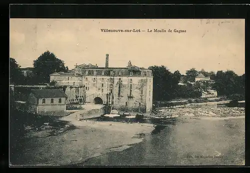 AK Villeneuve-sur-Lot, Le Moulin de Gageac