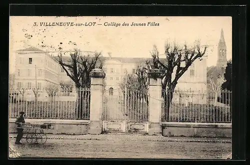 AK Villeneuve-sur-Lot, Collège des Jeunes Filles