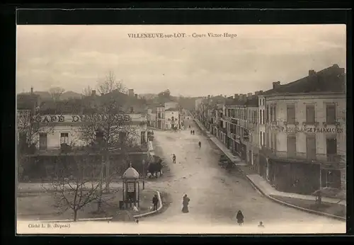 AK Villeneuve-sur-Lot, Cours Victor-Hugo