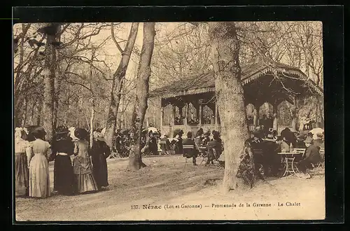 AK Nérac, Promenade de la Garenne, Le Chalet