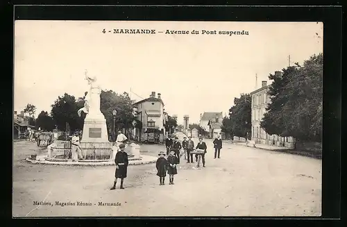 AK Marmande, Avenue du Pont suspendu