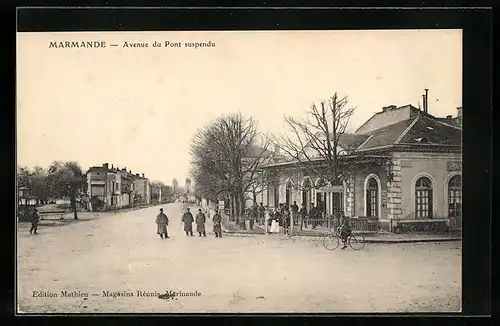 AK Marmande, Avenue du Pont suspendu