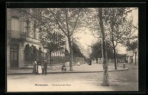 AK Marmande, Boulevard de Maré