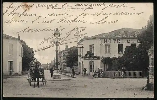 AK Tonneins, Avenue de la Gare & Hotel d`Isly