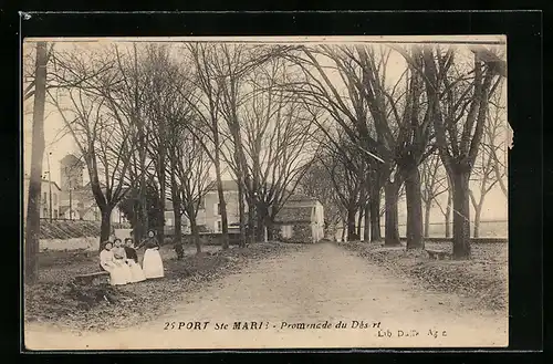 AK Port-Ste-Marie, Promenade du Désert