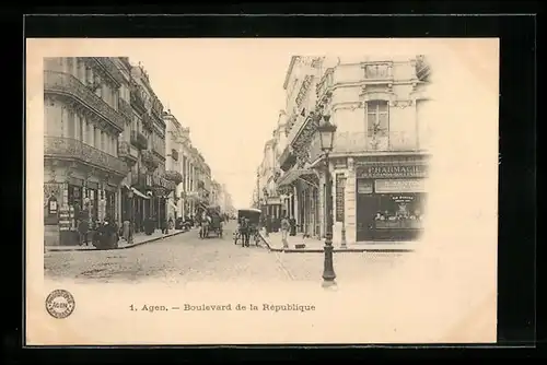 AK Agen, Boulevard de la Répbulique