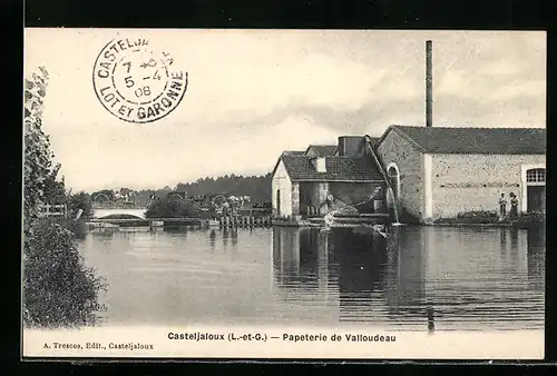 AK Casteljaloux, Papeterie de Valloudeau