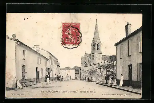 AK Cocumont, Entrée du bourg