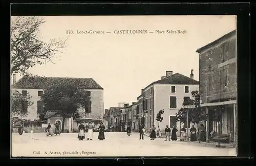 AK Castillonnès, Place Saint-Roch
