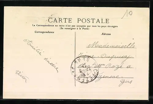 AK Vianne, Place et Rue de la Gare