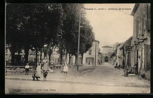 AK Vianne, Avenue de la Gare