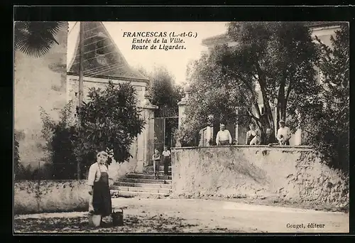 AK Francescas, Entrée de la Ville, Route de Ligardes