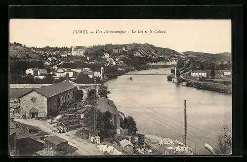 AK Fumel, Vue Panoramique, Le Lot et le Coteau