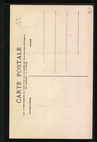 AK Castelnau d`Auzan, Rue du Canon