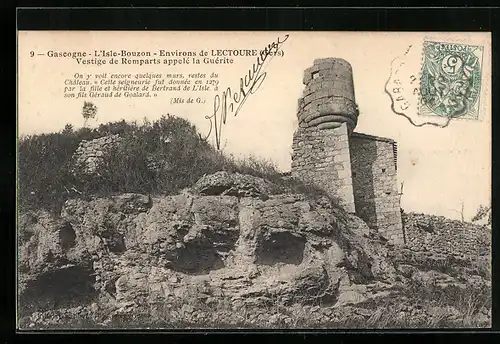 AK L`Isle-Bouzon, Vestige de Remparts appelé la Guérite