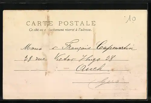 AK Miélan, Vue cote Midi et Eglise