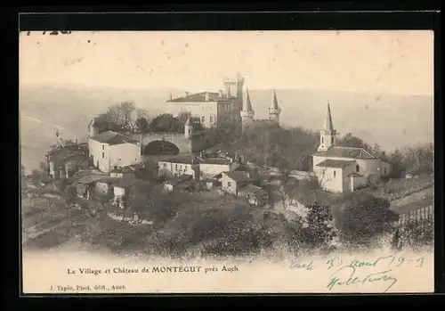 AK Montégut, Le Village et Chateau
