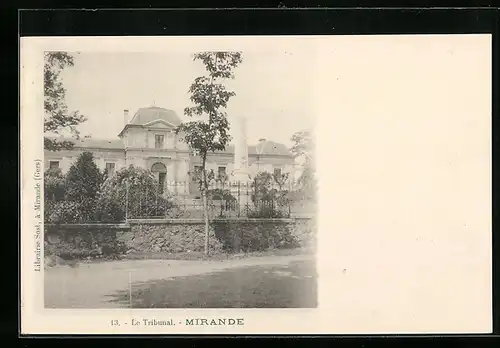 AK Mirande, Le Tribunal