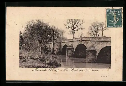 AK Mirande, Le Pont sur la Baise