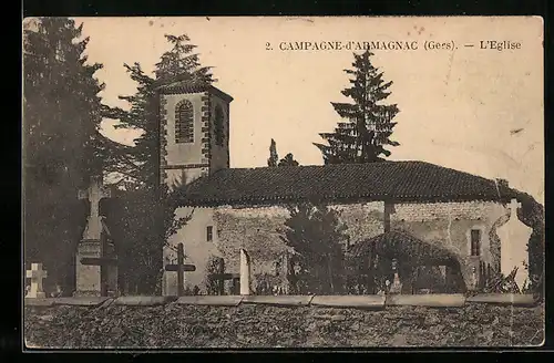 AK Campagne-d`Armagnac, L`Eglise