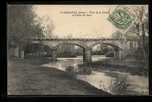 AK Fleurance, Ponte de la Gobitz, Chute du Gers