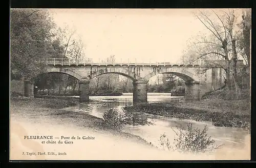 AK Fleurance, Pont de la Gobitz et chute du Gers