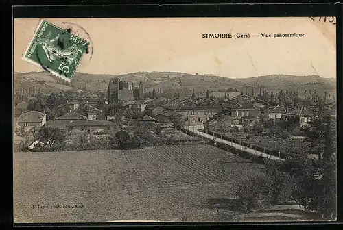 AK Simorre, Vue panoramique