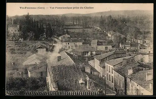 AK Vic-Fezensac, Vue Panoramique prise du Clocher