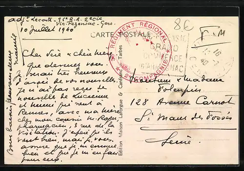 AK Vic-Fezensac, Tour du Chapitre