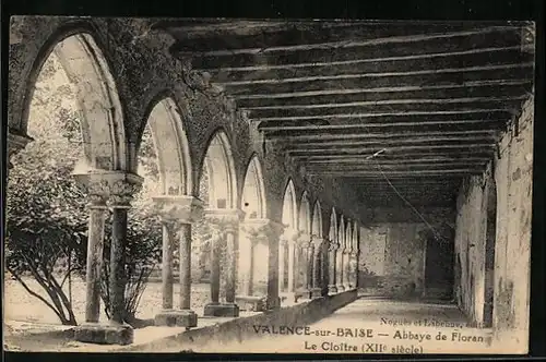 AK Valence-sur-Baise, Abbaye de Floran, Le Cloître