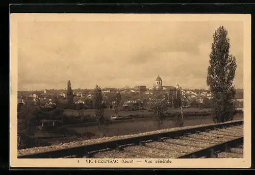 AK Vic-Fezensac, Vue générale