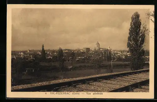 AK Vic-Fezensac, Vue générale