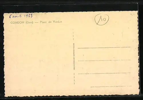 AK Condom, Place de Verdun