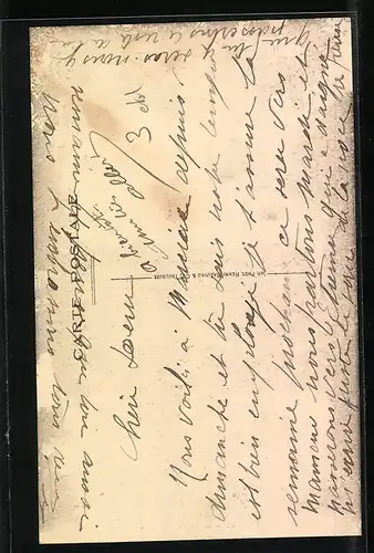 AK Marciac, Vue prise du Lac de la Route de Plaisance