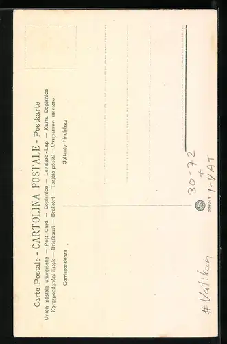 AK Vatikan, Guardia Svizzera pontificia in alta tenuta