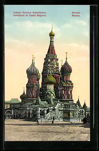 AK Moscou, Cathedrale de Vassili Blajenoi