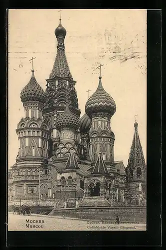 AK Moscou, Cathédrale Vassili Blagenoi