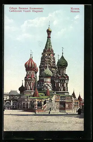 AK Moskau, Cathedrale Vassili Blagenoi